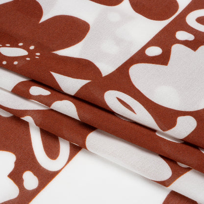 Mood Exclusive Rust Dreams and Doodles Viscose Georgette Full
