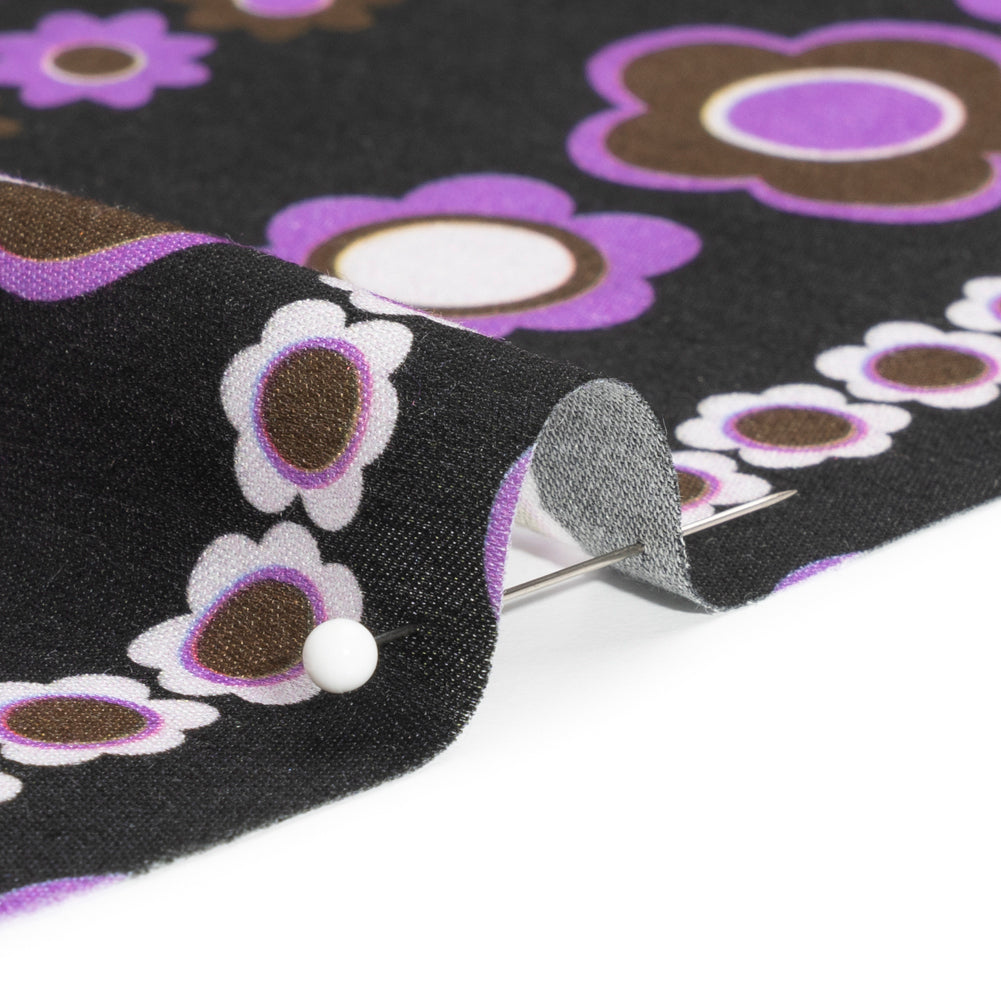 Mood Exclusive Purple Grow As We Go Rayon Challis Detail