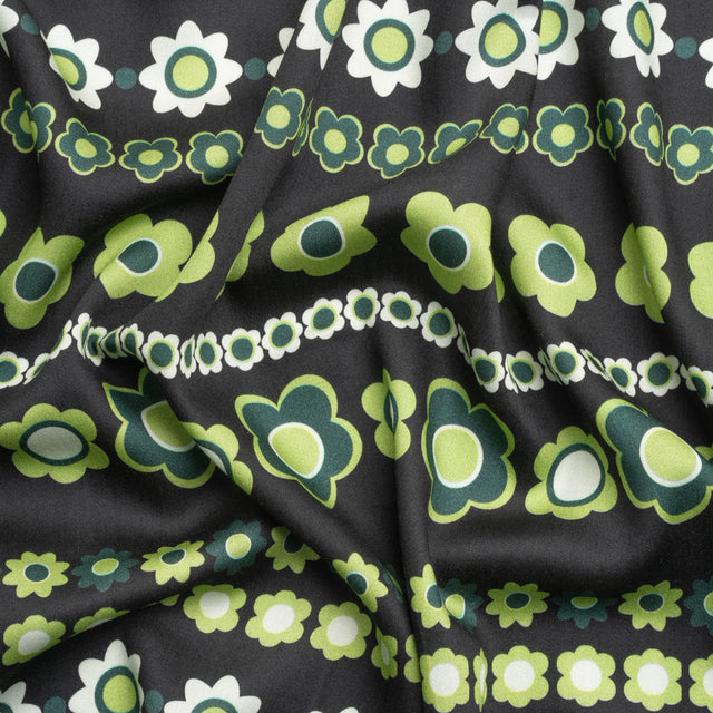 Mood Exclusive Green Grow As We Go Rayon Challis