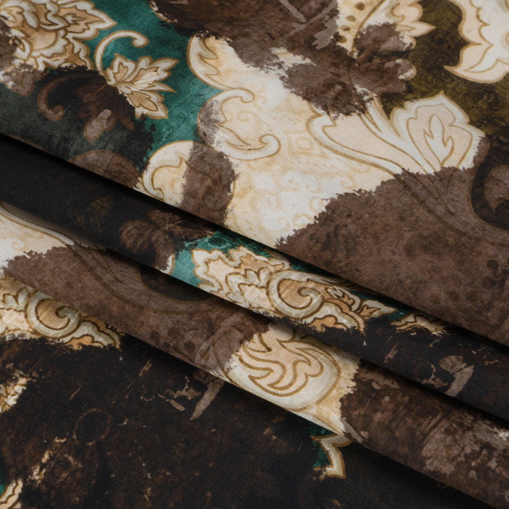 Mood Exclusive Brown Vieux Carre Cotton Voile Folded