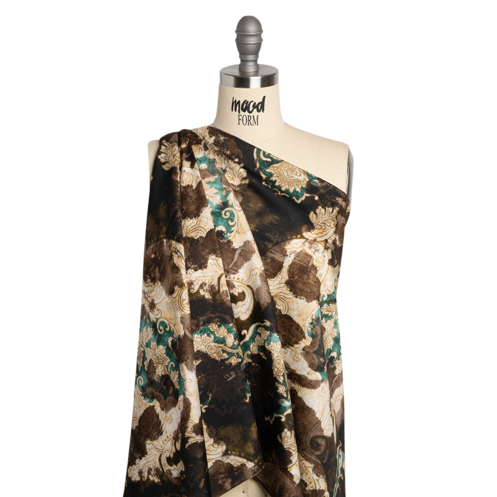 Mood Exclusive Brown Vieux Carre Cotton Voile Drape
