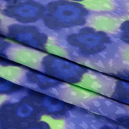 Mood Exclusive Blue Garden on the Banks Sustainable Viscose Jacquard Full