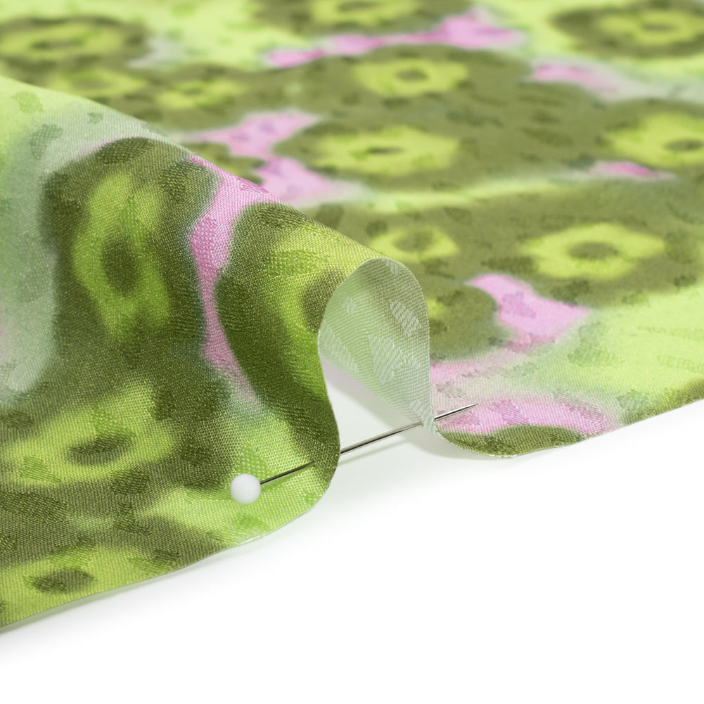 Mood Exclusive Green Garden on the Banks Sustainable Viscose Jacquard Folded