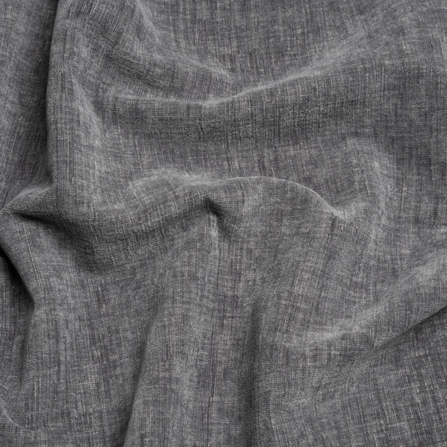 Otta Smoke Polyester Chenille Woven
