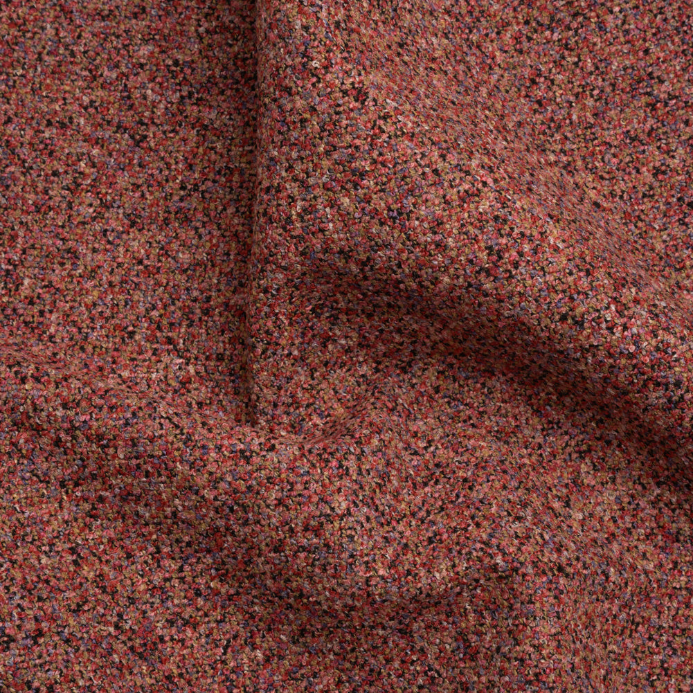 Crypton Berry Tweedy Stain Resistant Upholstery Boucle