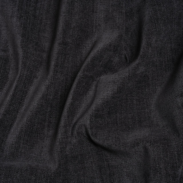 Crypton Ebony Stain Resistant Performance Upholstery Chenille Woven