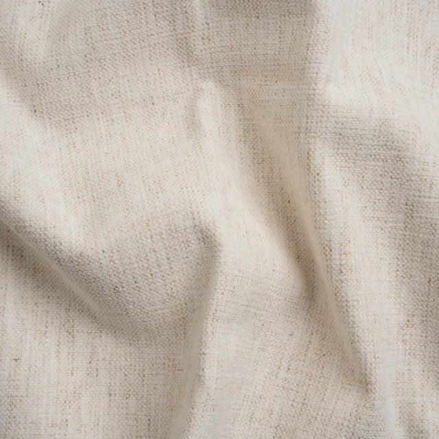 Crypton Snow Stain Resistant Polyester and Linen Chenille Upholstery Woven