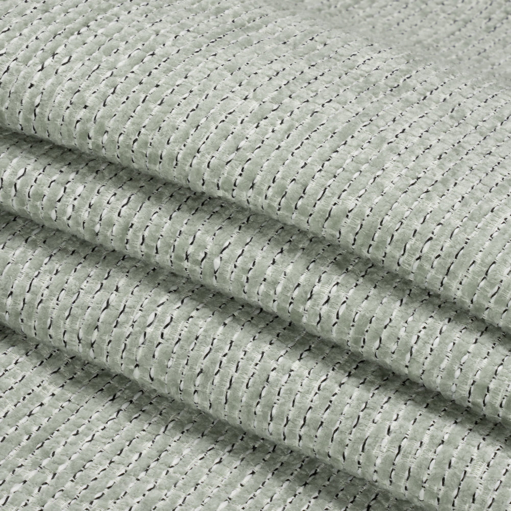 Crypton Mist Tweedy Stain Resistant Chenille Woven Folded