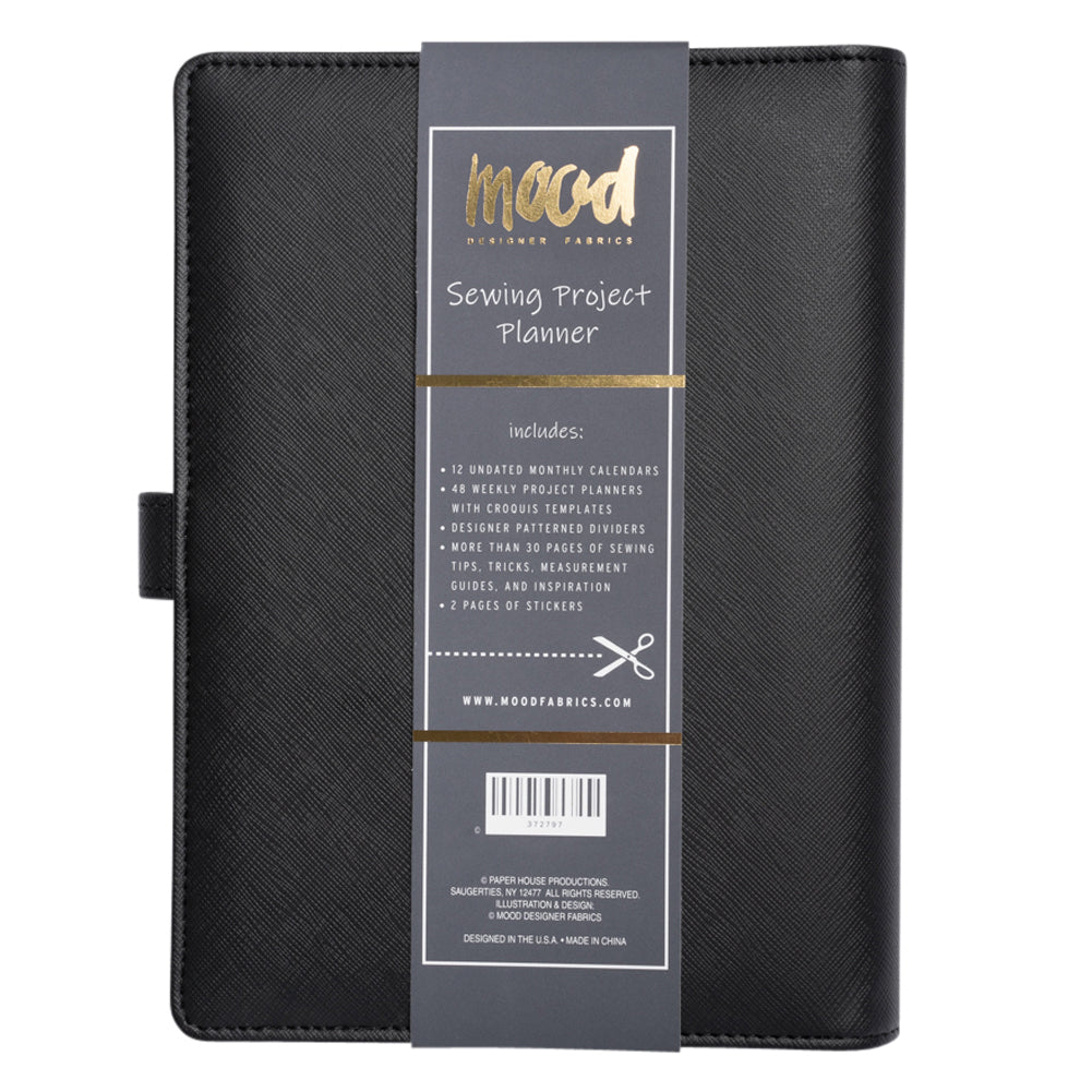Designer Sewing Planner 2nd Edition by Mood - Undated A5, 5.875" x 8.25" - Drape
