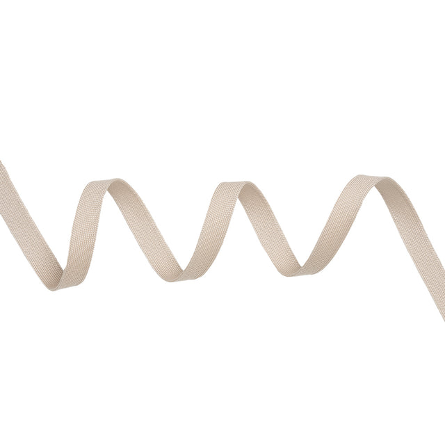Beige Polyester Knit Tape - 9mm