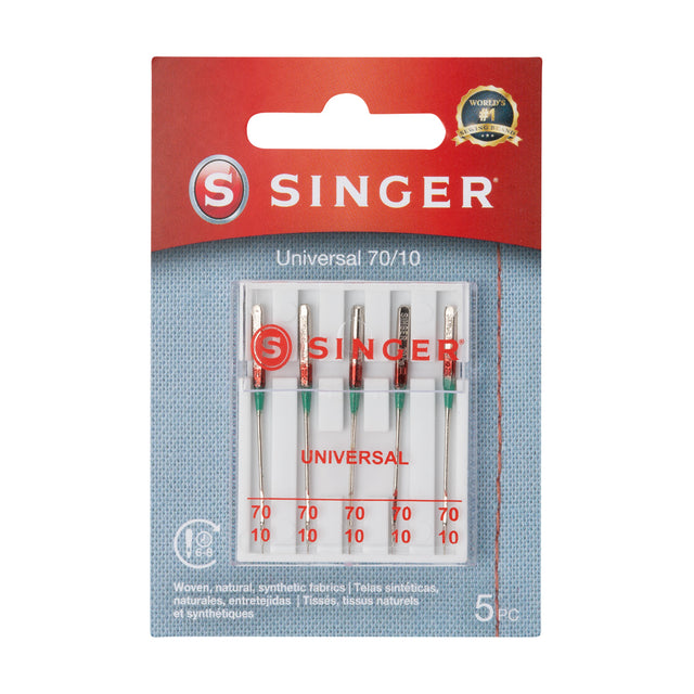 Singer Universal Regular Point Machine Needles - Size 70/9