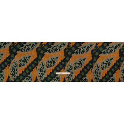 Mood Exclusive Mustard Vine Time Lightweight Recycled Polyester Crepe Full