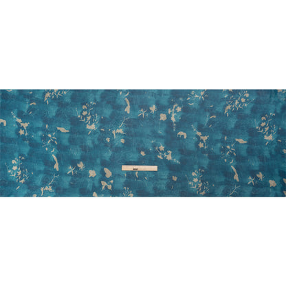 Mood Exclusive Indigo Quietly Cascades Viscose Chiffon Drape