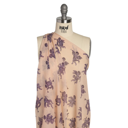 Mood Exclusive Mauve Glistening Babes Viscose Chiffon Detail