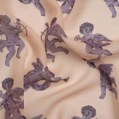 Mood Exclusive Mauve Glistening Babes Viscose Chiffon