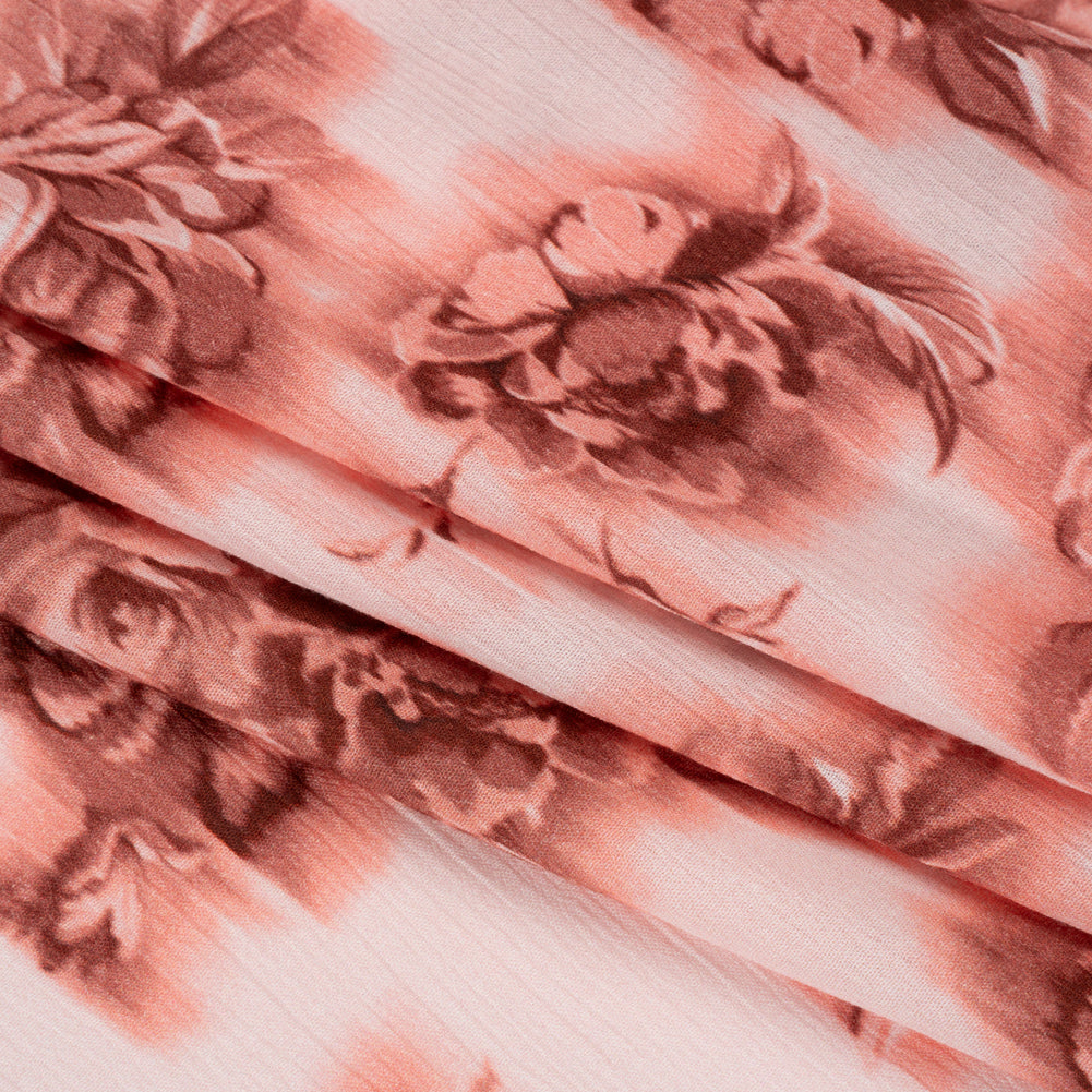 Mood Exclusive Rose Fragrant Feelings Crinkled Gauzy Viscose Crepe Full