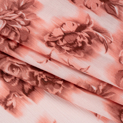 Mood Exclusive Rose Fragrant Feelings Crinkled Gauzy Viscose Crepe Full