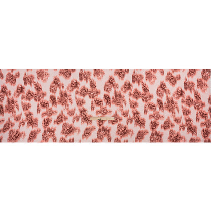 Mood Exclusive Rose Fragrant Feelings Crinkled Gauzy Viscose Crepe Drape