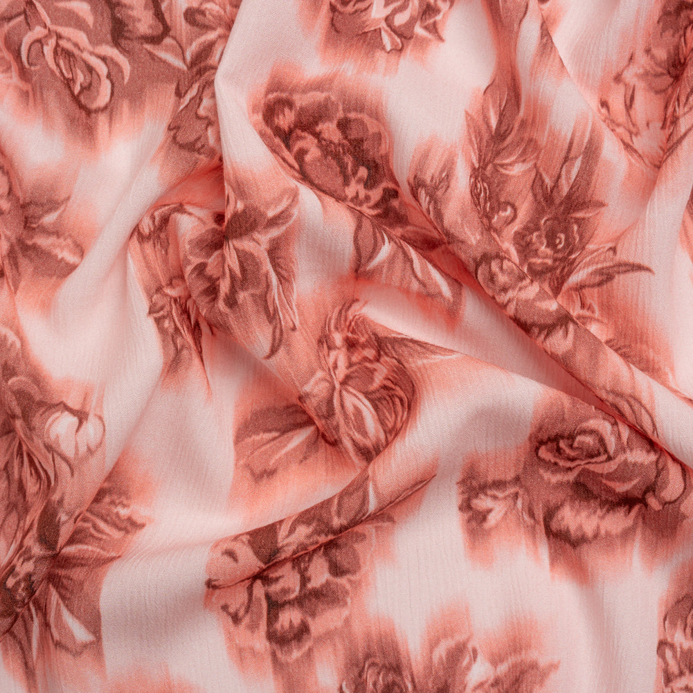 Mood Exclusive Rose Fragrant Feelings Crinkled Gauzy Viscose Crepe