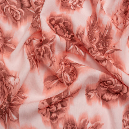 Mood Exclusive Rose Fragrant Feelings Crinkled Gauzy Viscose Crepe