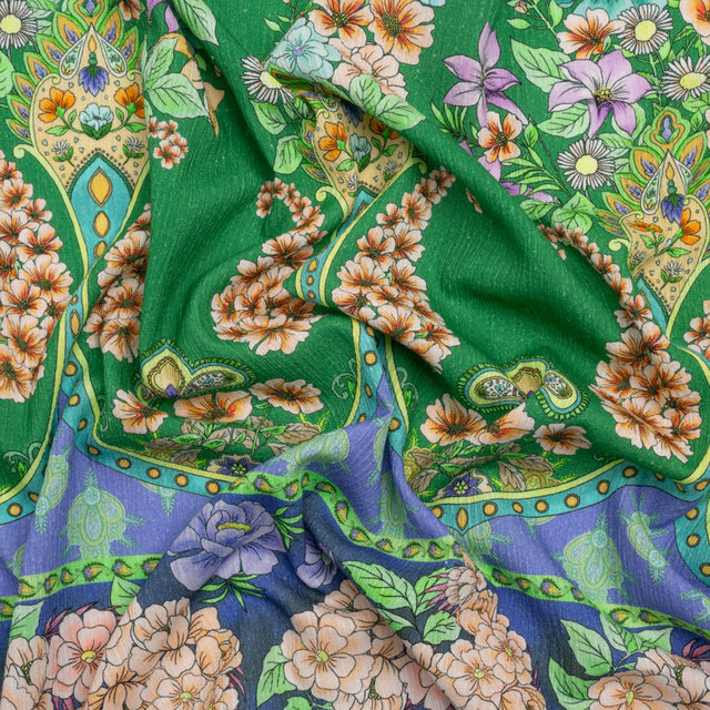 Mood Exclusive Feeling Floral Slubbed Gauzy Cotton Woven Panel