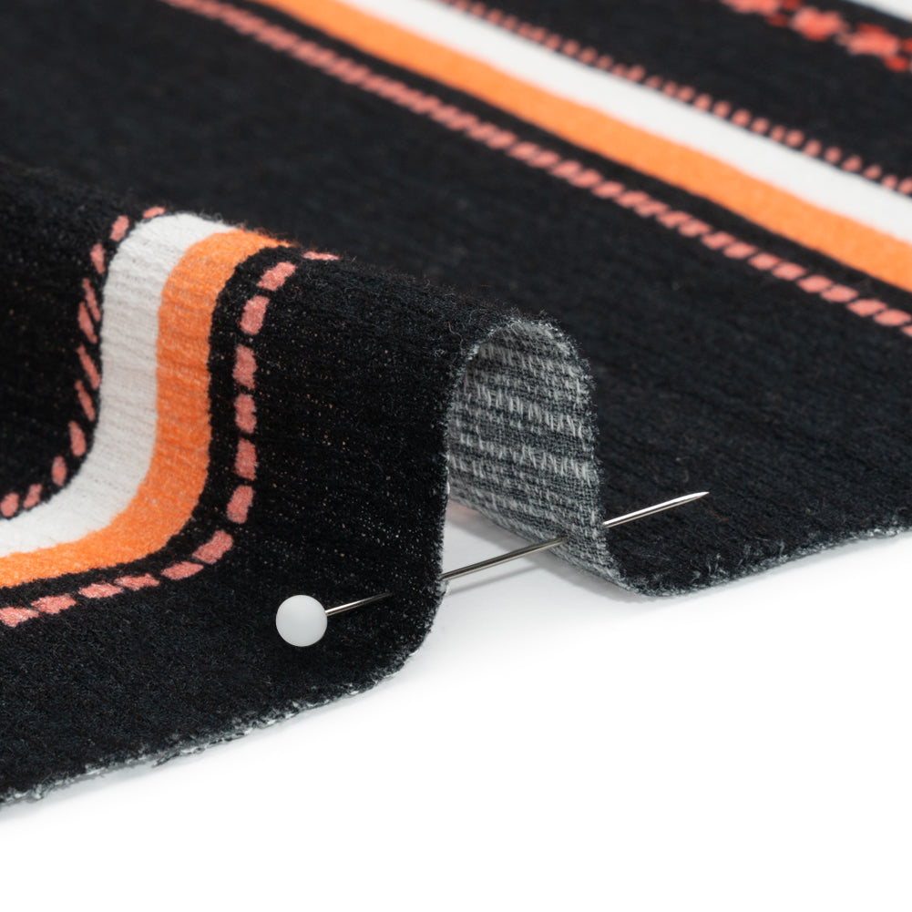 Mood Exclusive Black Whimsical Wardrobe Slubbed Gauzy Cotton Woven Panel Detail