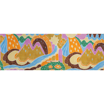 Mood Exclusive Brown Moonbeam Mountain Slubbed Gauzy Cotton Woven Full
