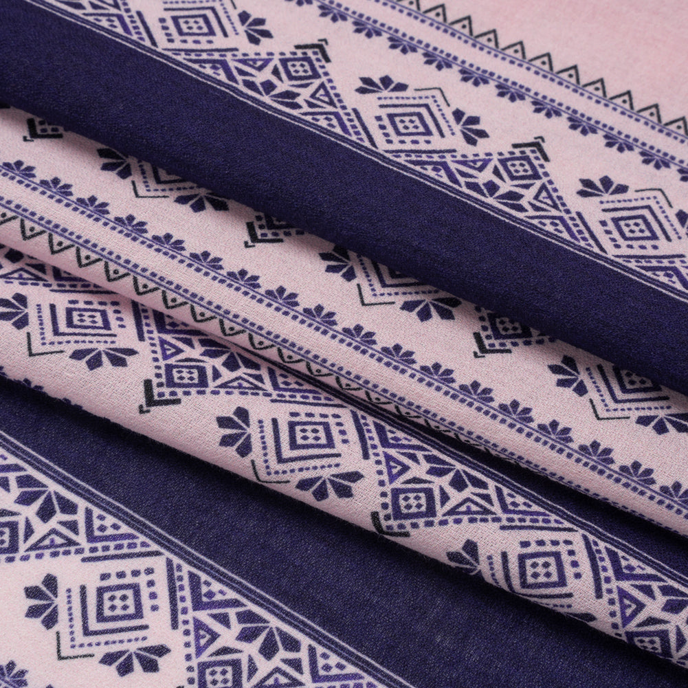 Mood Exclusive Purple Feel the Vibe Cotton Crepe Folded