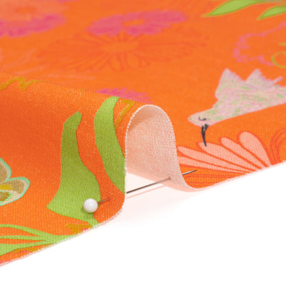 Mood Exclusive Hummingbird Heart Linen and Cotton Woven Detail