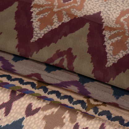 Mood Exclusive Pink Land and Sky Viscose Chiffon Full