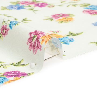 Mood Exclusive Off White Aromatic Enchantments Stretch Cotton Poplin Detail
