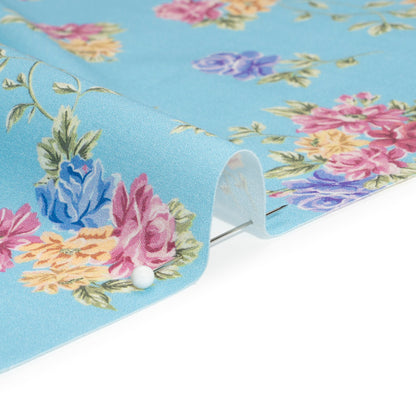 Mood Exclusive Blue Aromatic Enchantments Stretch Cotton Poplin Detail