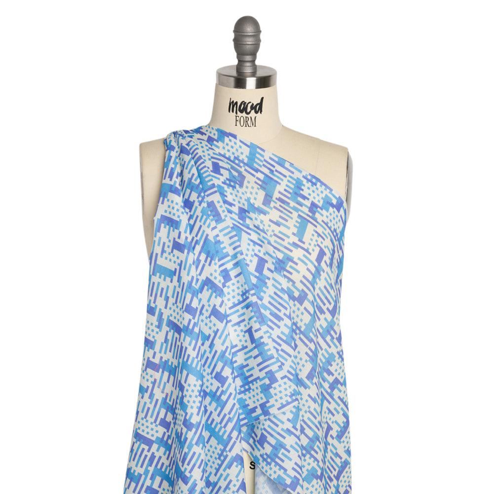 Mood Exclusive Block it Out Cotton Crepe Drape