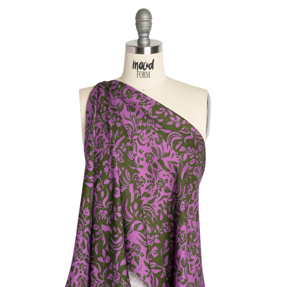 Mood Exclusive Purple Casting Shadows Viscose Woven Detail