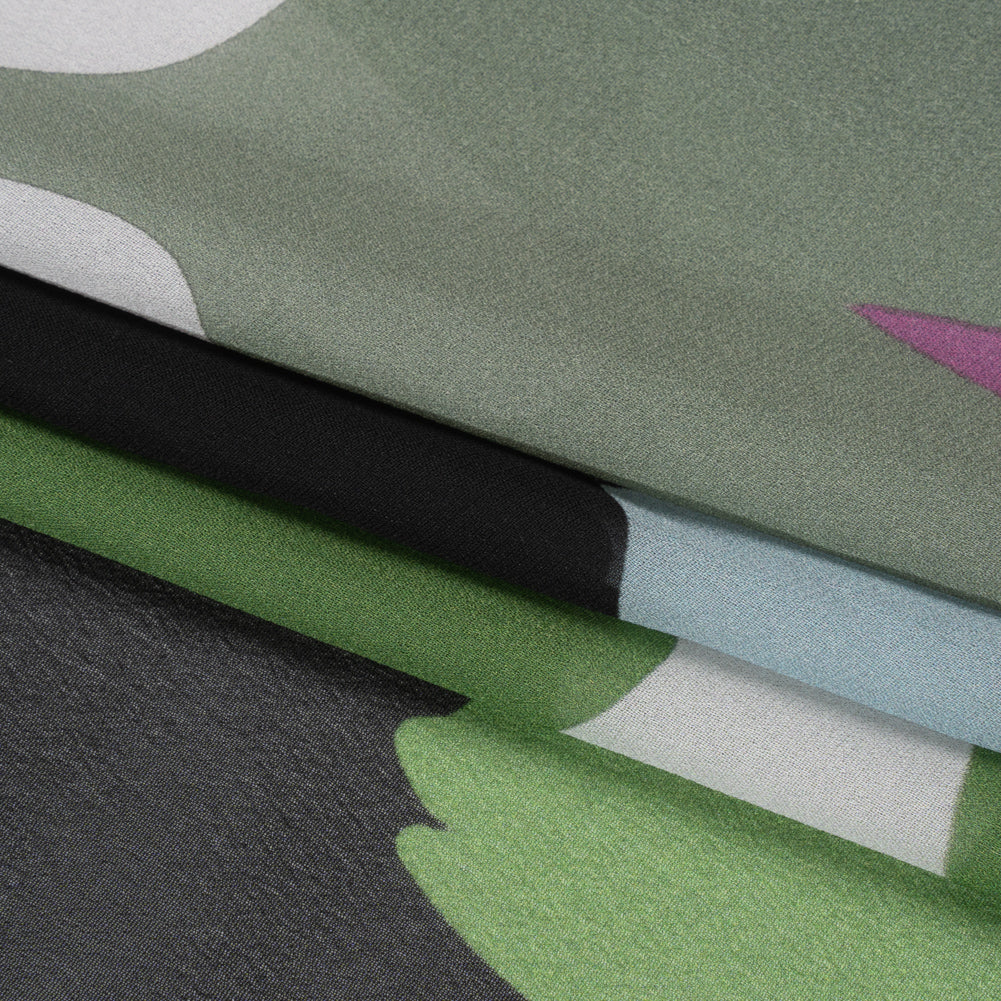 Mood Exclusive Black Garden Giants Viscose Chiffon Full