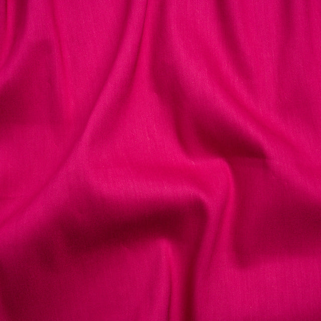 Stretch Linen Woven - Raspberry - Asturias Collection