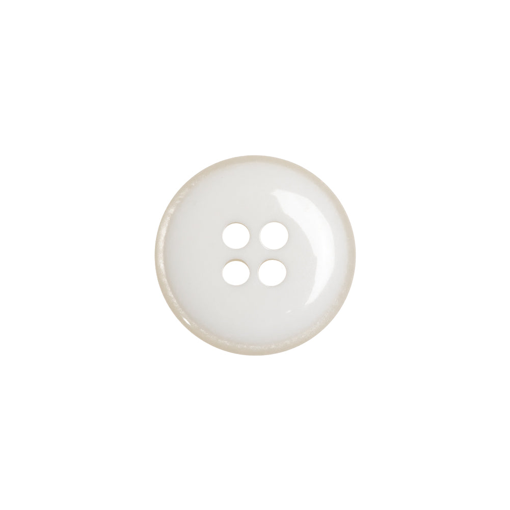 Tommy Hilfiger White Plastic 4-Hole Button - 24L/15mm Detail
