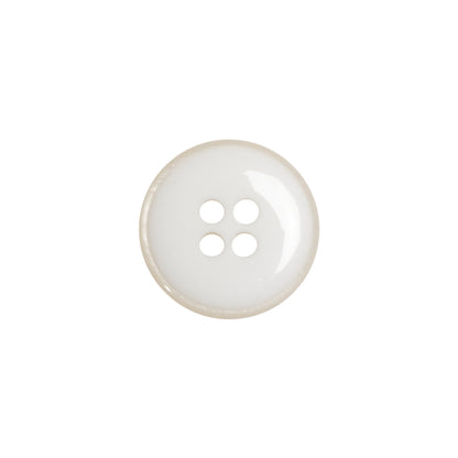 Tommy Hilfiger White Plastic 4-Hole Button - 24L/15mm Detail