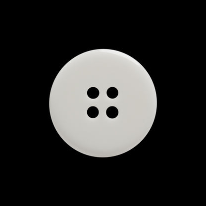 Off White Clover 4-Hole Plastic Button - 36L/23mm Detail