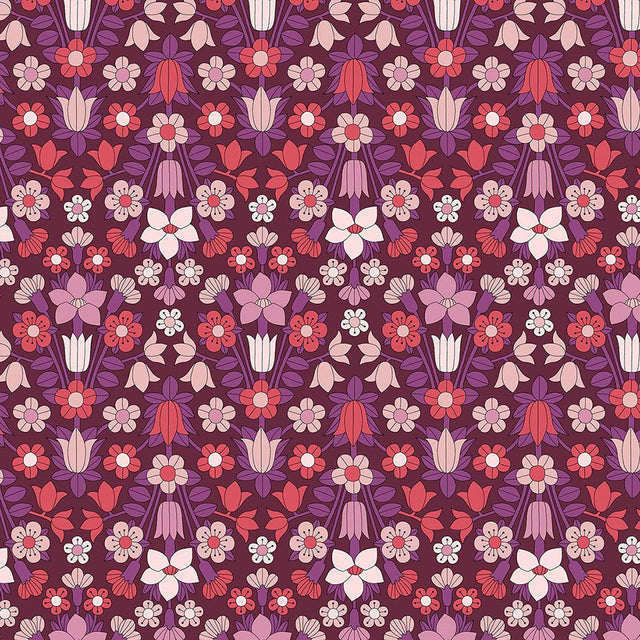 Liberty Art Fabrics Berry Hampstead Meadow Lasenby Quilting Cotton