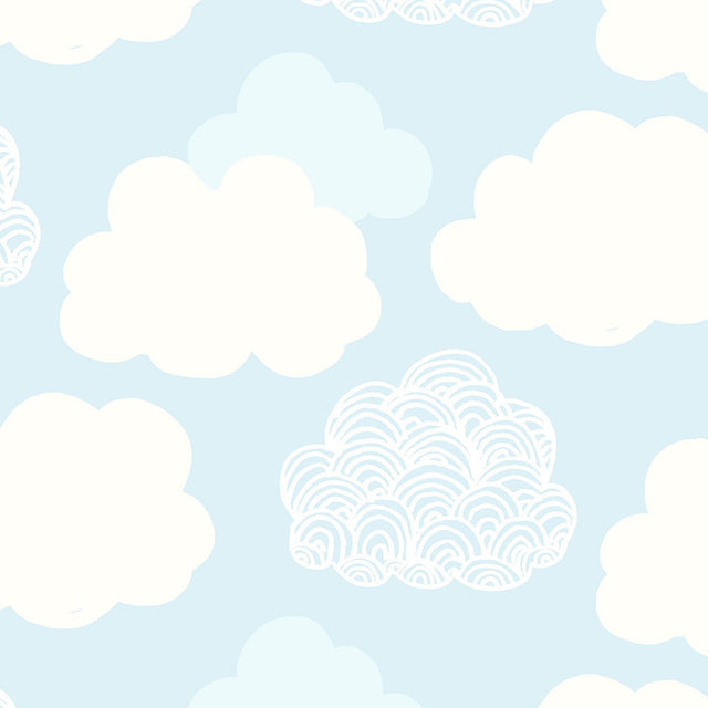 Liberty Art Fabrics Blue Cloudcover Lasenby Quilting Cotton