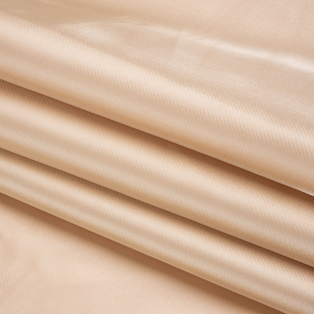 Luminous Polyester Mikado - Beige - Verena Collection - Folded