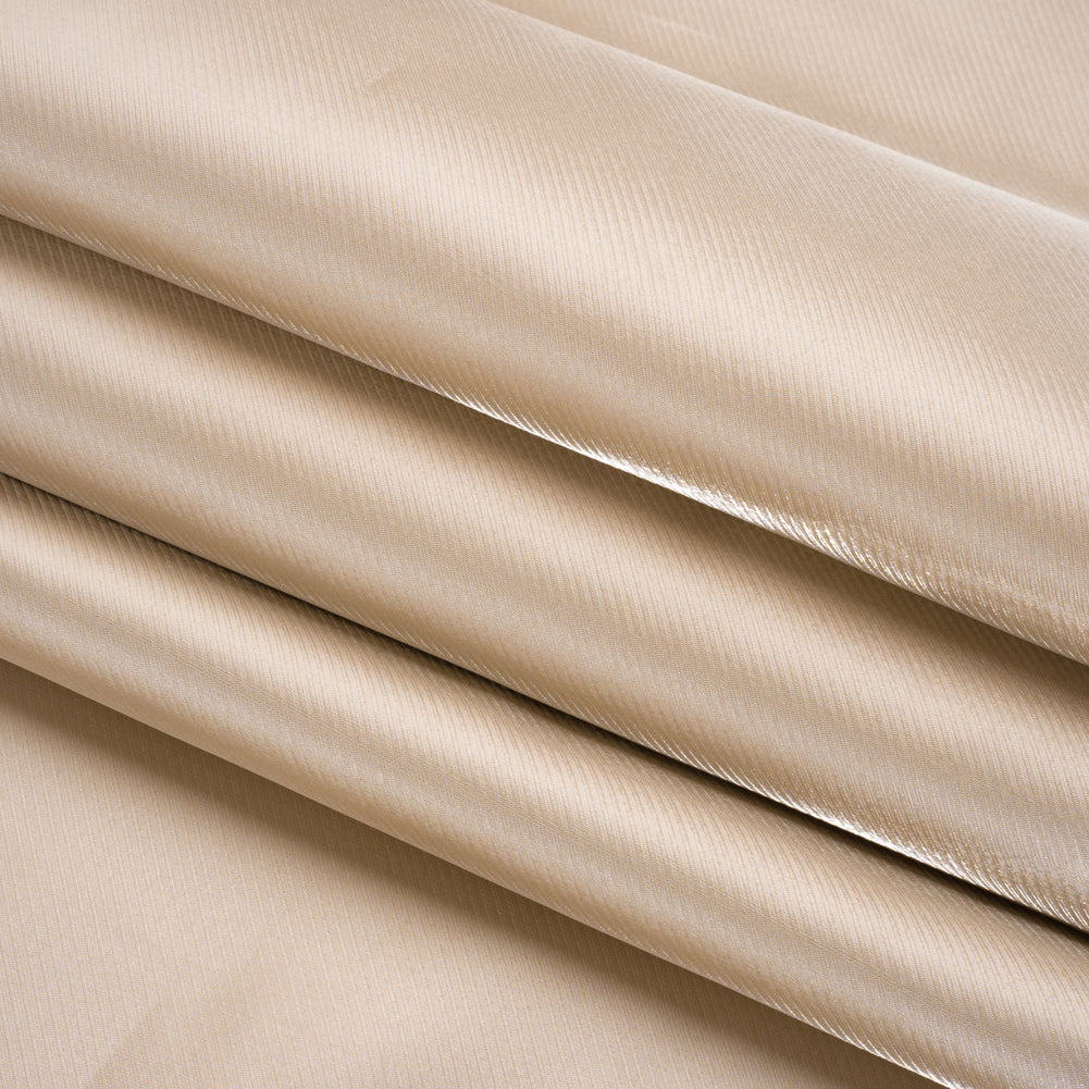 Luminous Polyester Mikado - Nougat - Verena Collection - Folded
