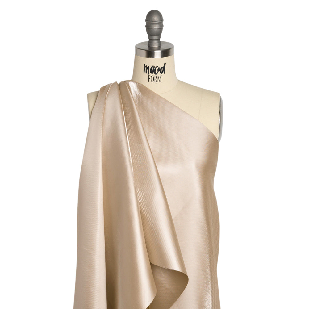 Luminous Polyester Mikado - Nougat - Verena Collection - Drape