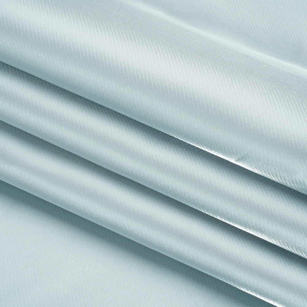 Luminous Polyester Mikado - Ice Blue - Verena Collection - Folded