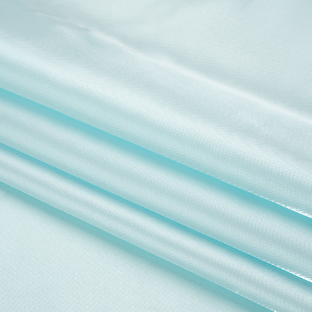 Luminous Polyester Mikado - Baby Blue - Verena Collection - Folded