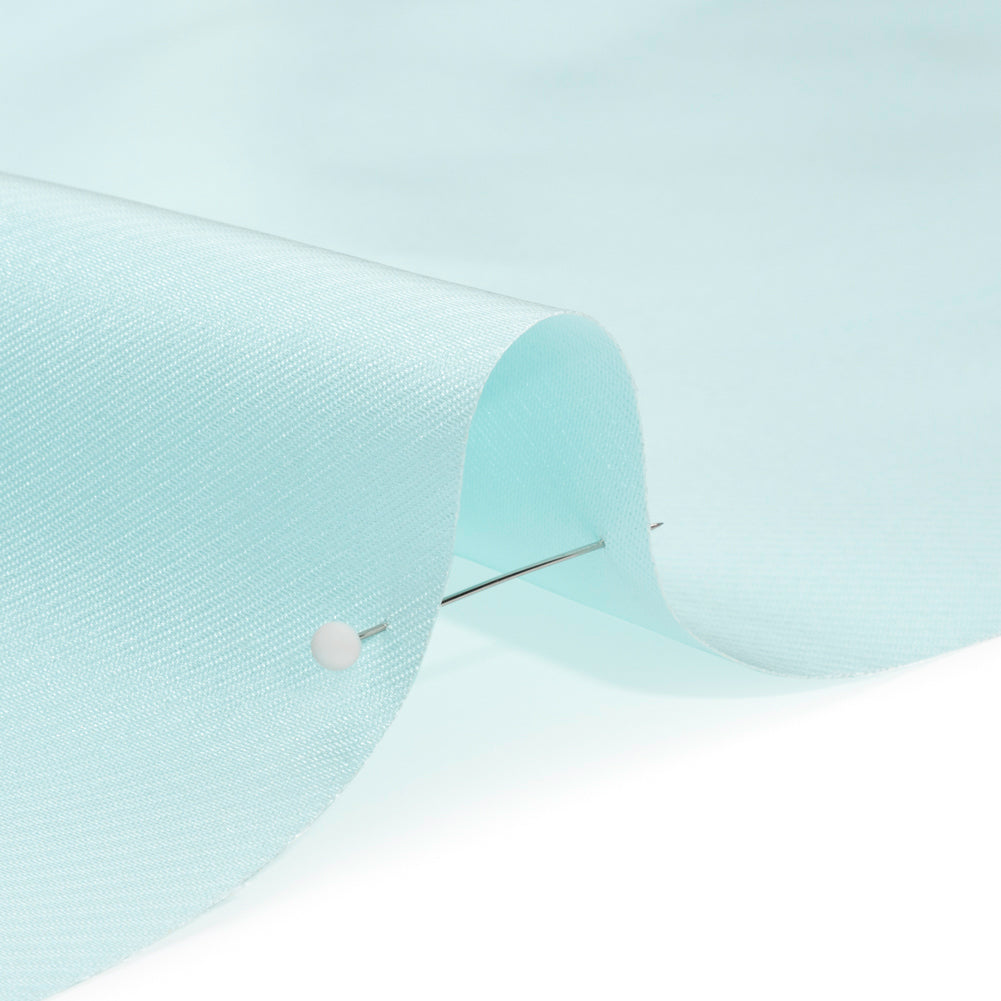 Luminous Polyester Mikado - Baby Blue - Verena Collection - Detail