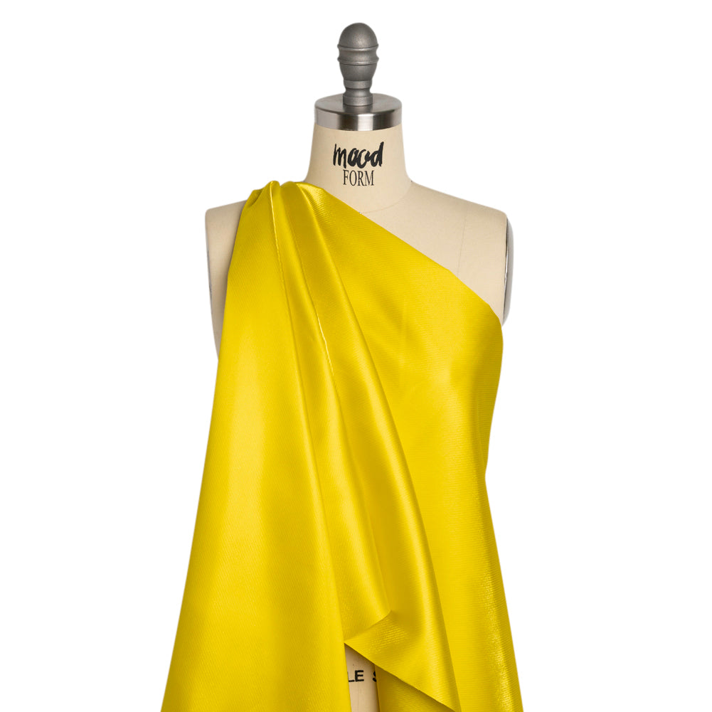 Luminous Polyester Mikado - Sunshine Yellow - Verena Collection - Drape