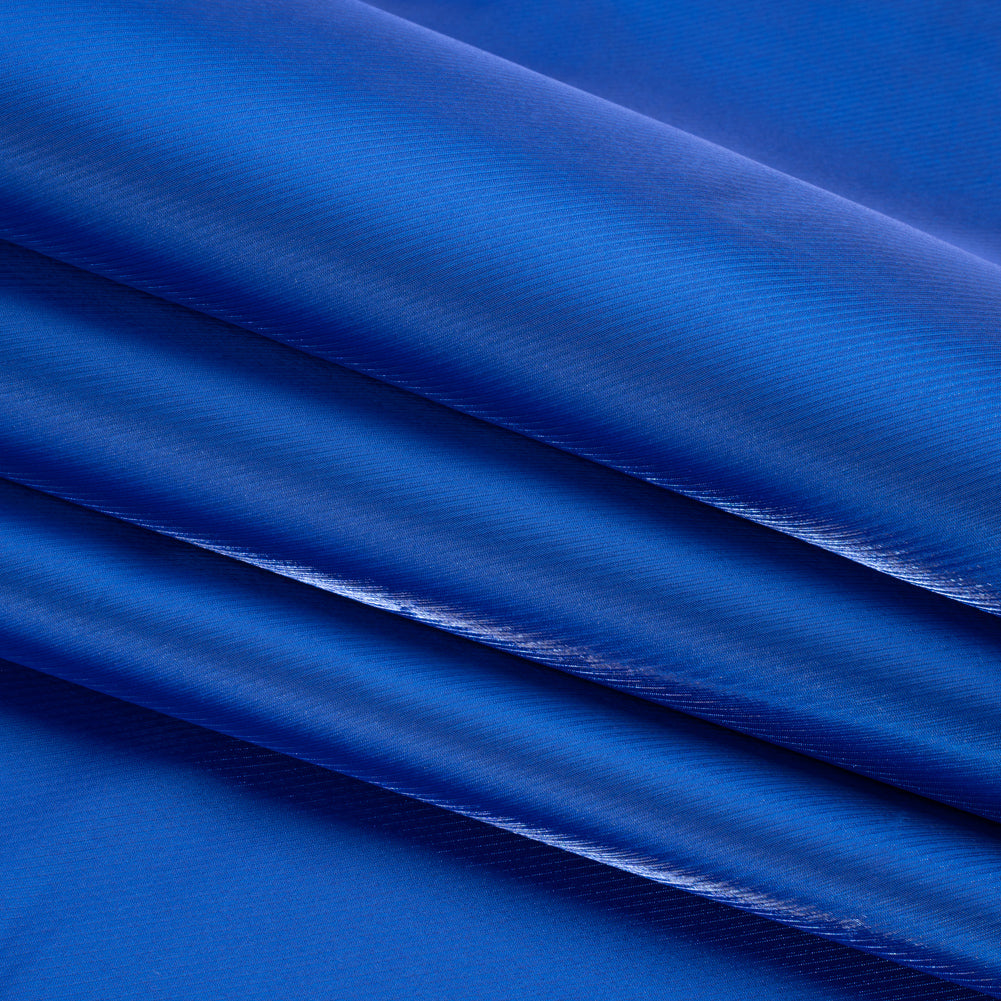 Luminous Polyester Mikado - Cobalt - Verena Collection - Folded