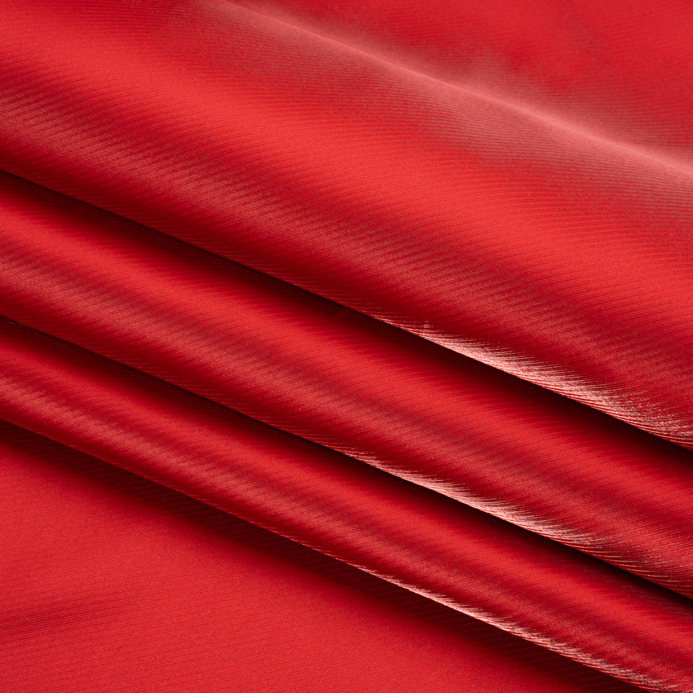 Luminous Polyester Mikado - Red - Verena Collection - Folded